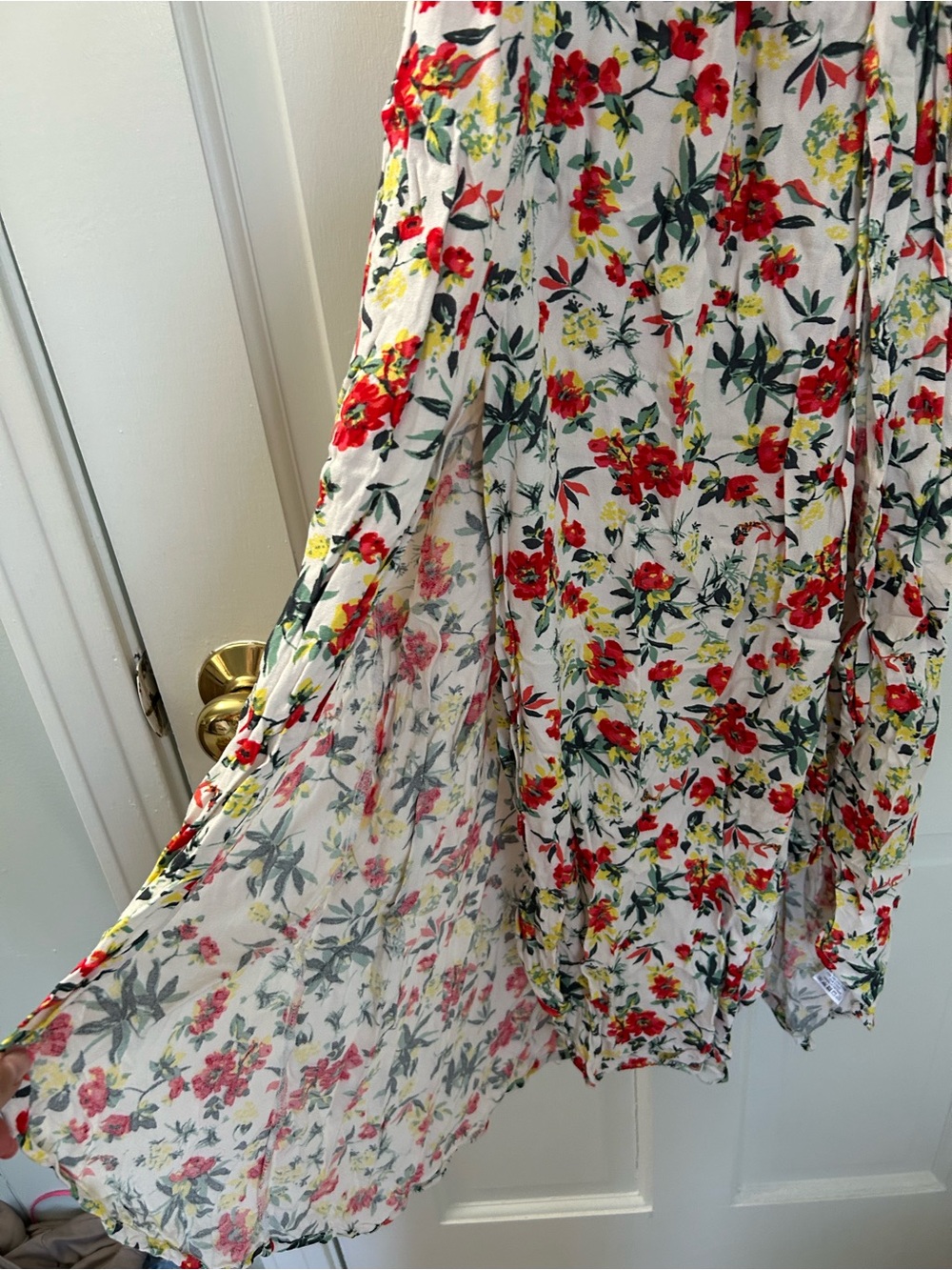 Lulu's White Floral Off-Shoulder Maxi Dress - Picture 5 of 8